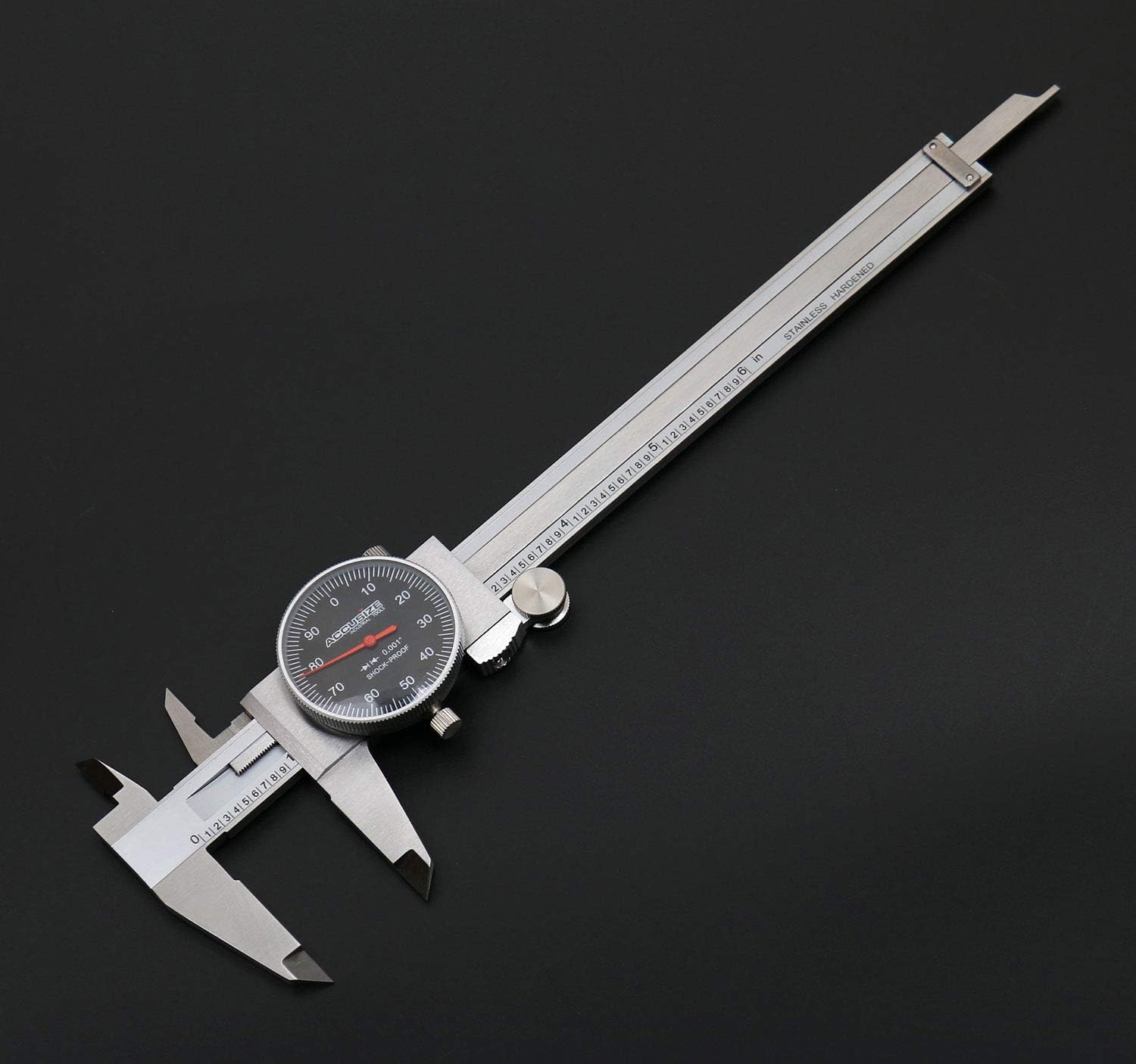 Black Face Dial Caliper Stainless Steel T97325