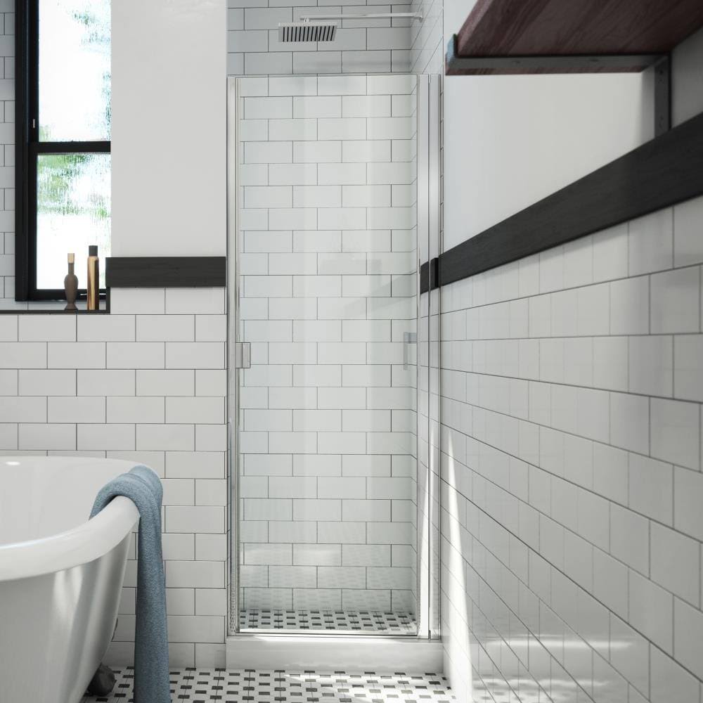Hinged Semi-Frameless Shower Door G23024
