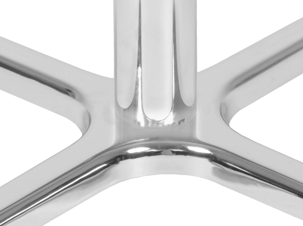 Cherry/Chrome Round X-Base Table T14570