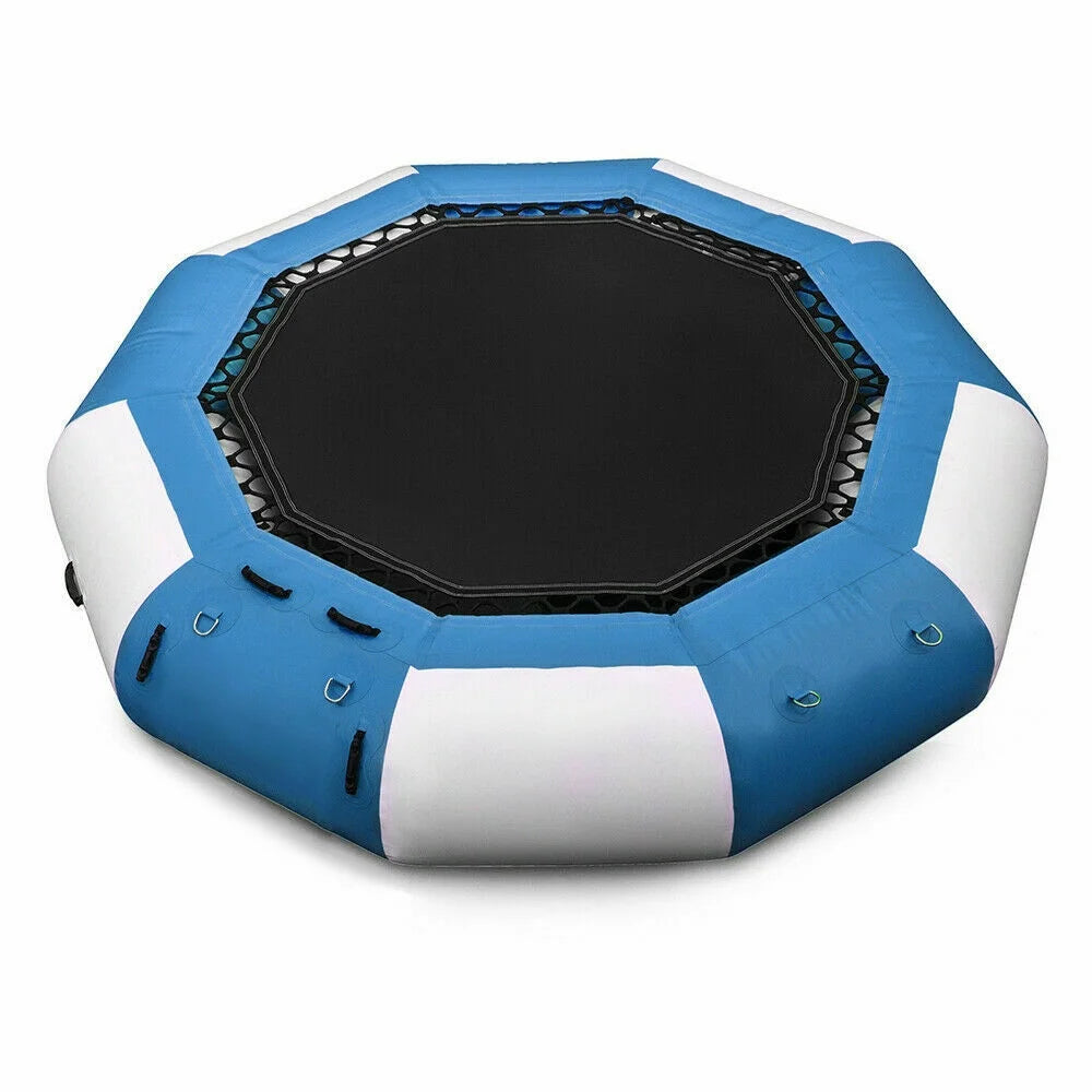 17Ft Inflatable Water Trampoline Floating Bouncing Water Bouncer F90932