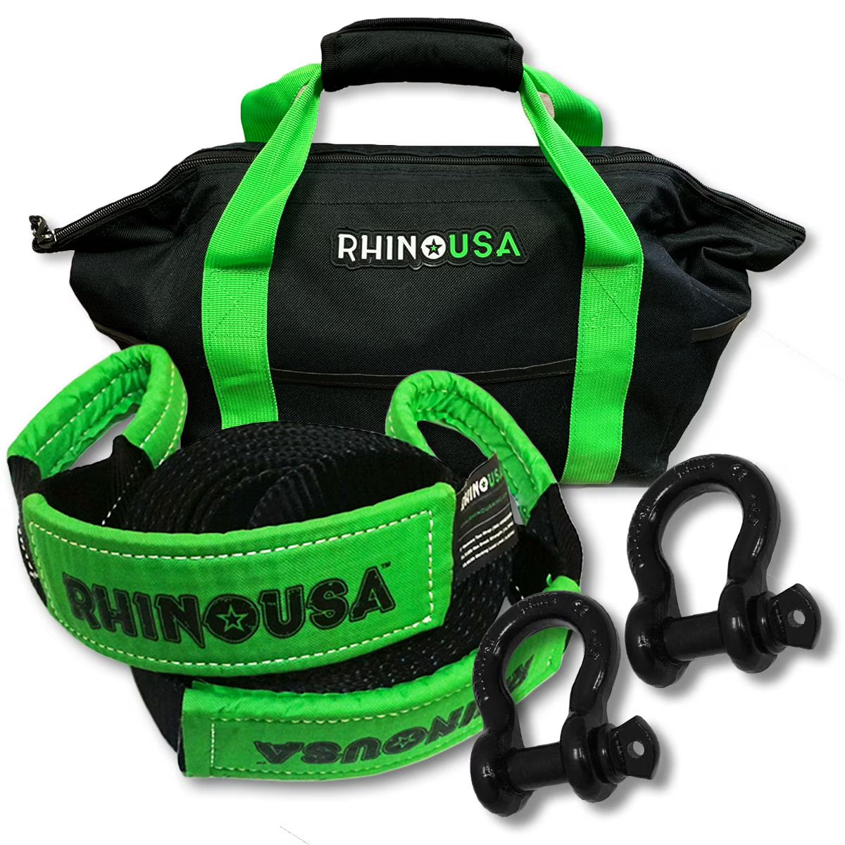 Combo Recovery Tow Strap (30ft) & D Ring Shackles X747122