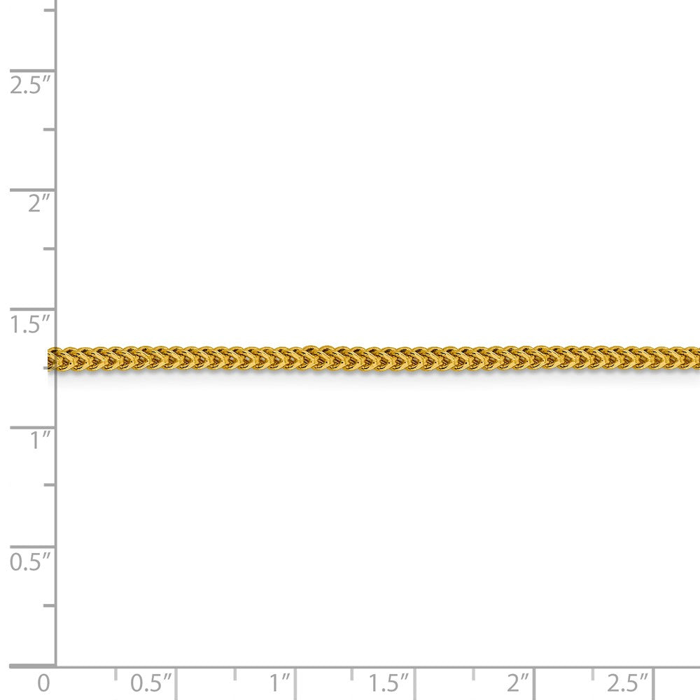 14kt Yellow Gold 2.2mm Franco Chain 20 inch Lobster Clasp T596861