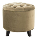 Spruce Tufted Storage Ottoman Y24827