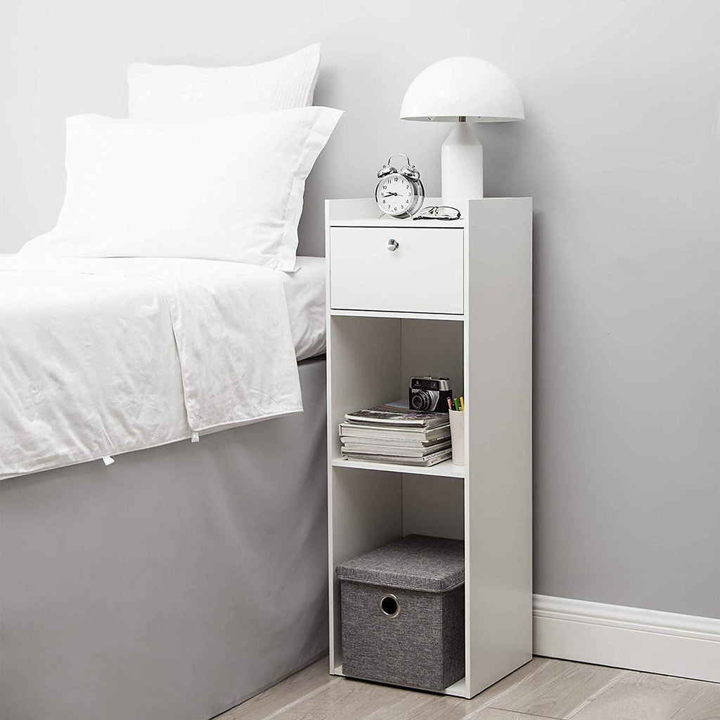 Extra Tall Bookcase Table White W5076