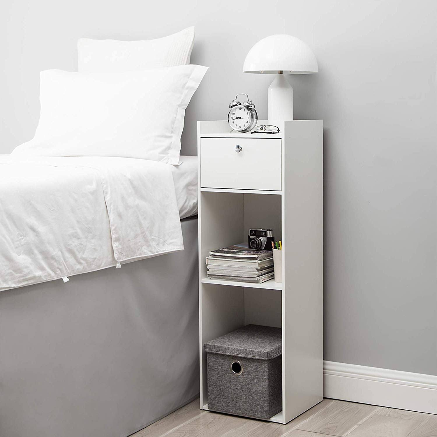 Extra Tall Bookcase Table White W5076