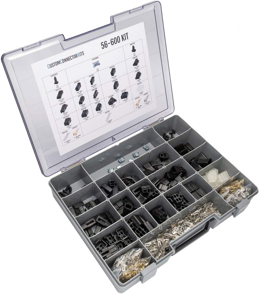 Automotive Electrical Connectors 600 Piece Kit with Crimp Tool L702360