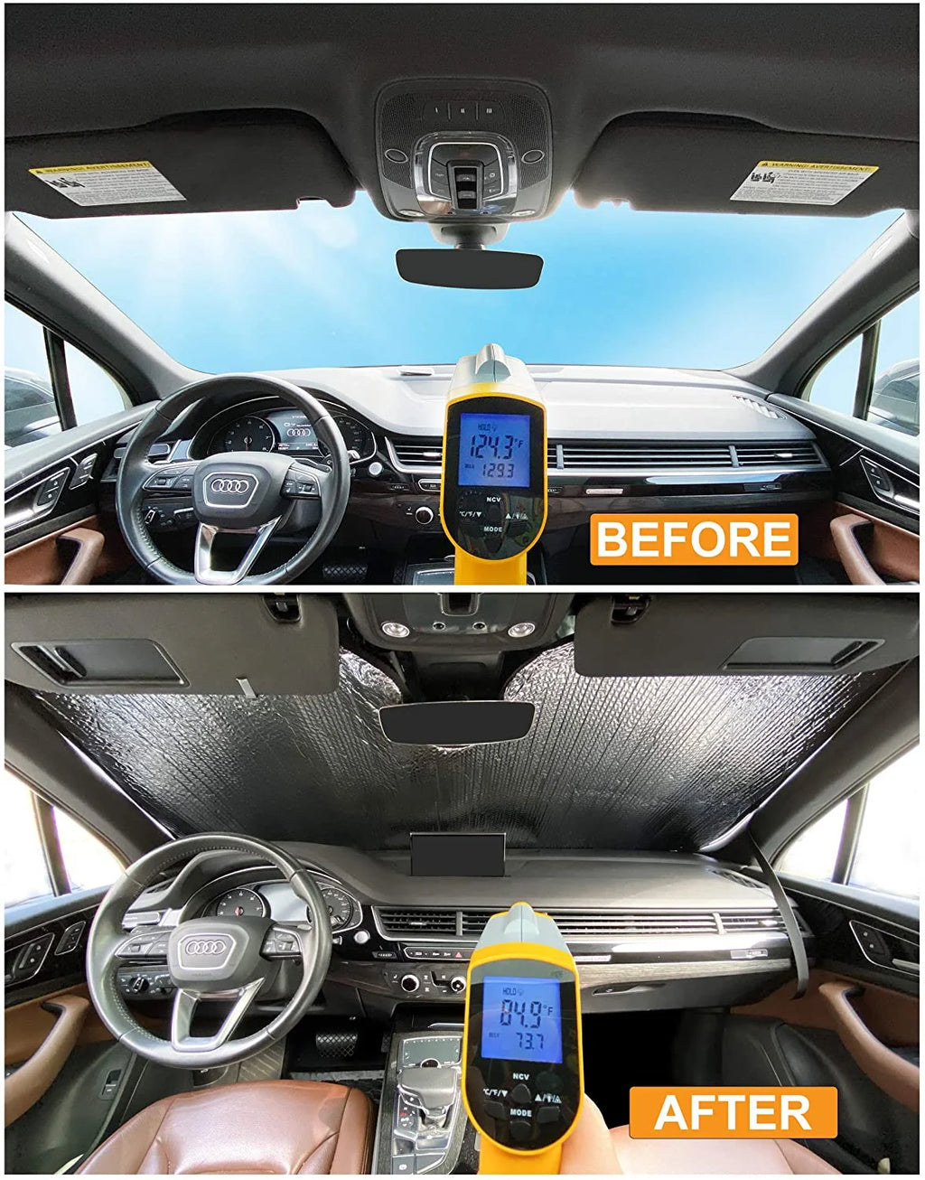 Front Windshield Sunshade for Honda Fit Hatchback J91814