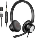 Wired USB Headset with Noise Cancelling Mic Y855205