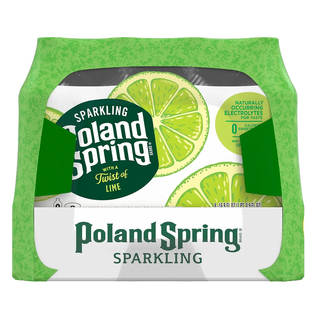 Sparkling Water Lime Triple Berry & Lemon 16.9 oz. Bottles 24/Carton D965402