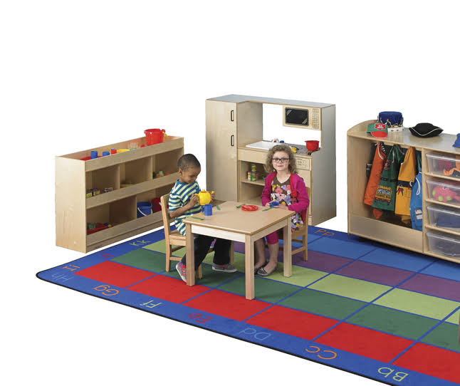 Square Laminate Top Wood Table I438794