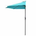 Turquoise Steel Market Patio Umbrella W212429