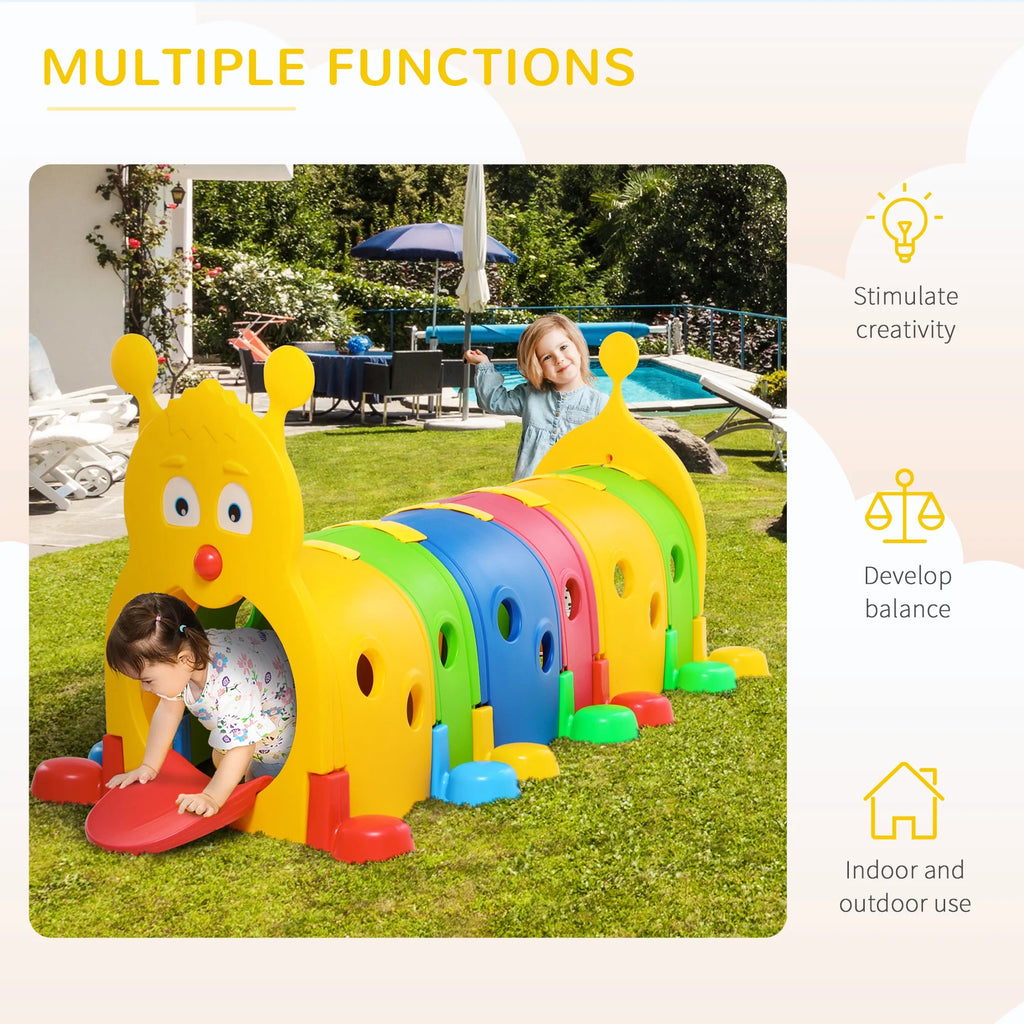 Kids Caterpillar Tunnel Climb-N-Crawl Play J171557