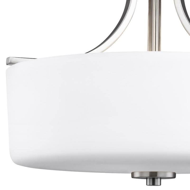 Semi Flush Mount Light, Burnt Sienna L92761