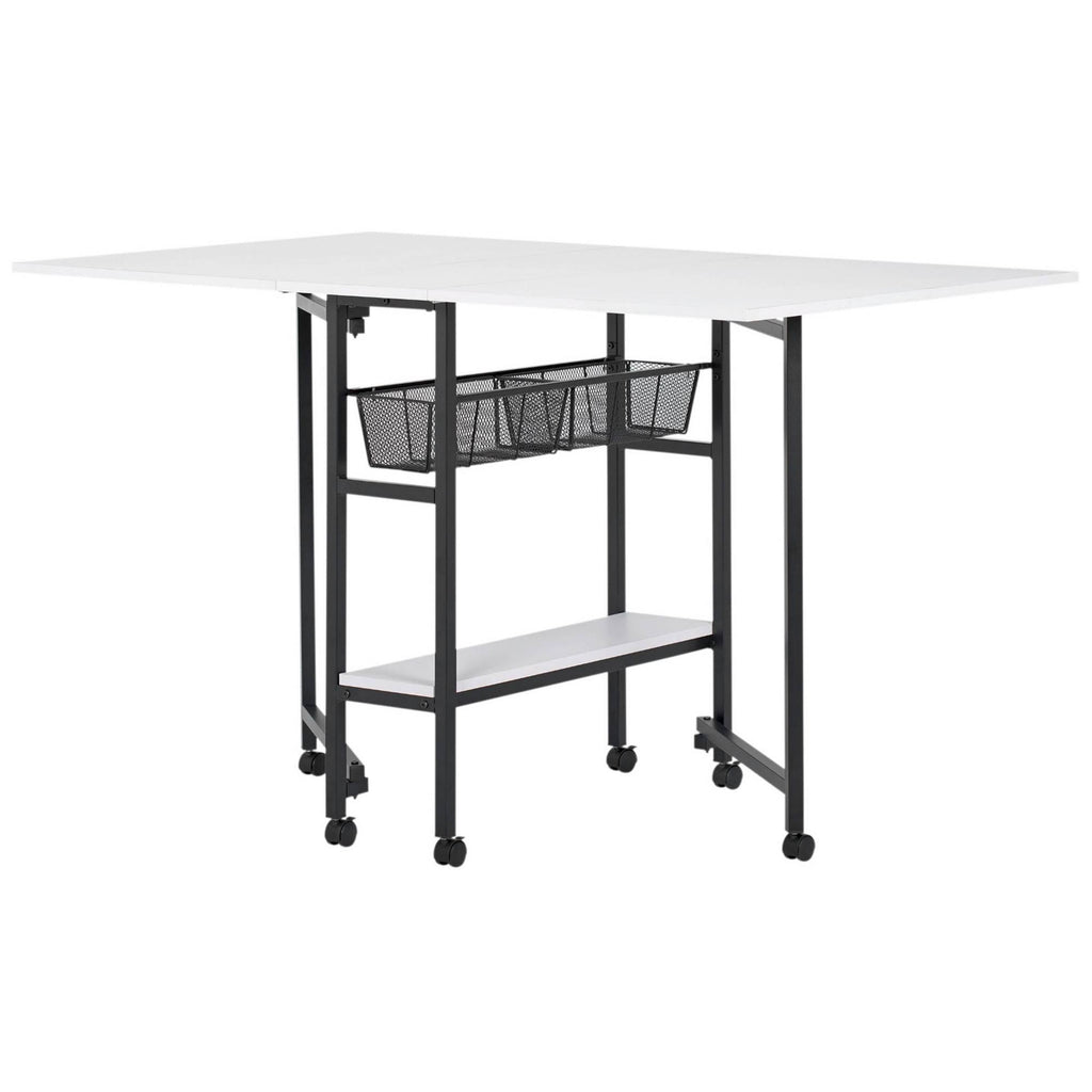Standing Height Craft/Cutting Table with Baskets (36x22 H) F11616