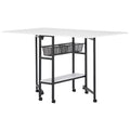 Standing Height Craft/Cutting Table with Baskets (36x22 H) F11616