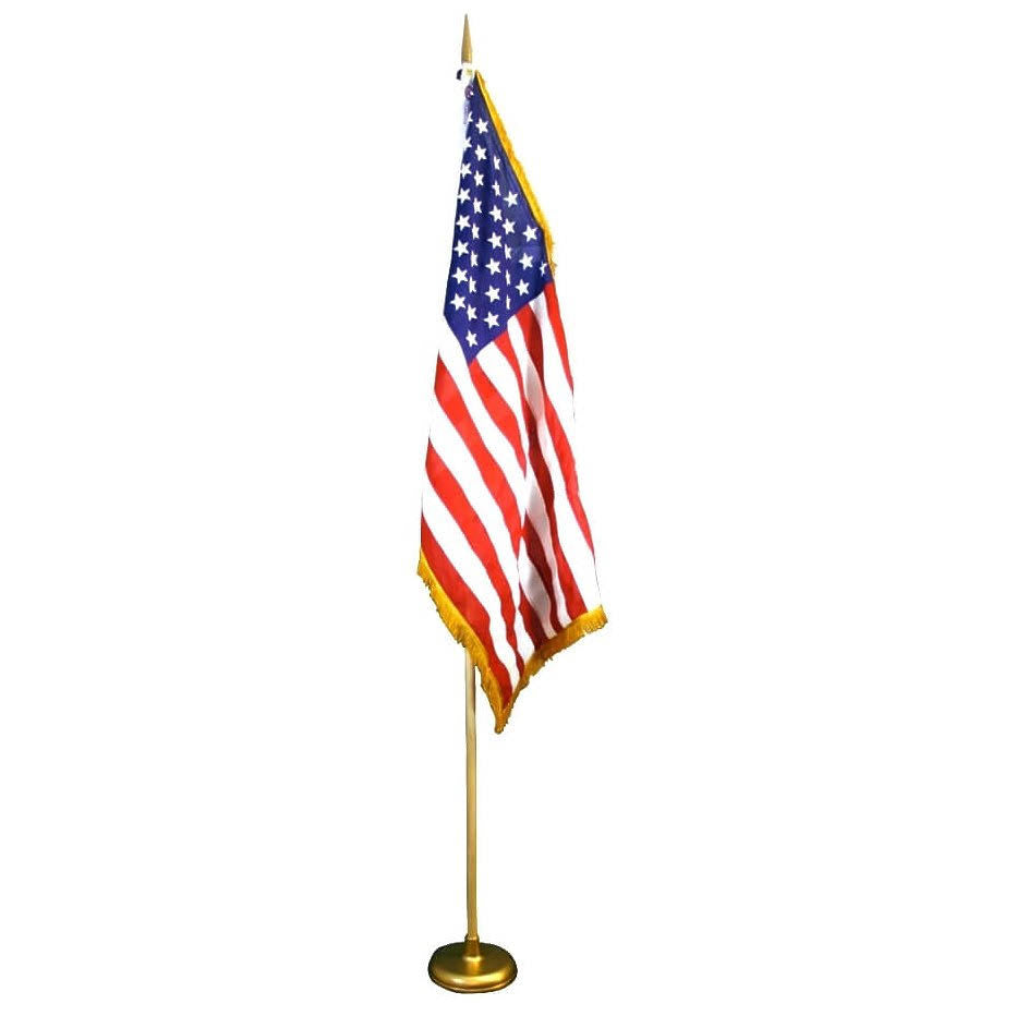 3 ft. x 5 ft. Nylon U.S. Flag Set D333501