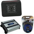 10 Truck Sub Box Bundle with Amplifier & Amp Kit R2115