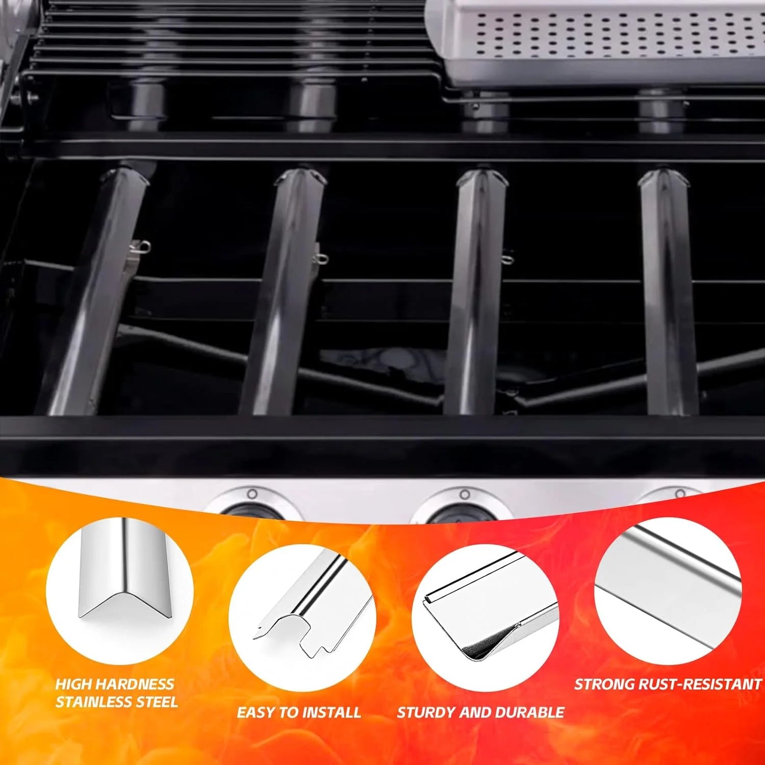 Stainless Steel Heat Tent for Gas Grill A7096