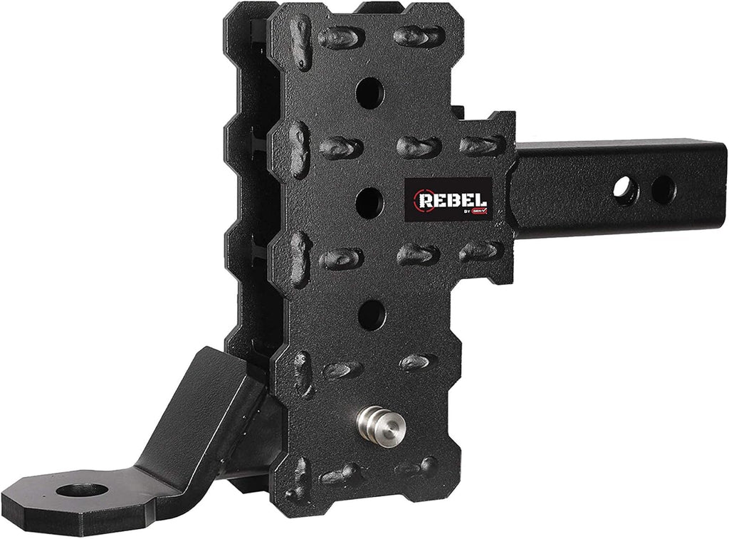 2.5" Hollow Shank Drop Hitch with Standard Ball Mount B2787