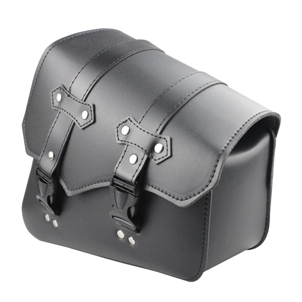 Motorcycle Side Saddle Bags PU Leather Luggage Storage Tool Pouch M313939