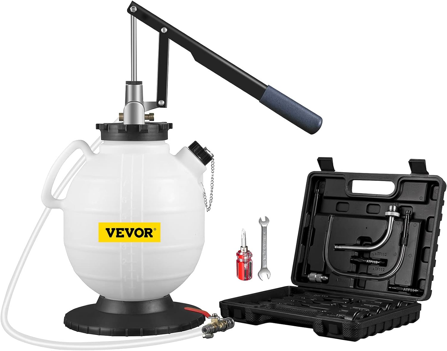 7.5L Transmission Fluid Pressure Bleeder Tool Set with 15 PCS Adapters Q49367