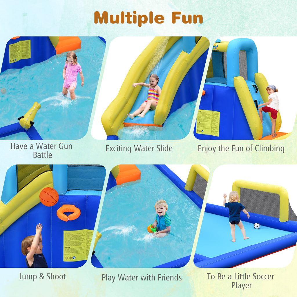 Inflatable Water Slide Bounce House Climbing Wall E74540