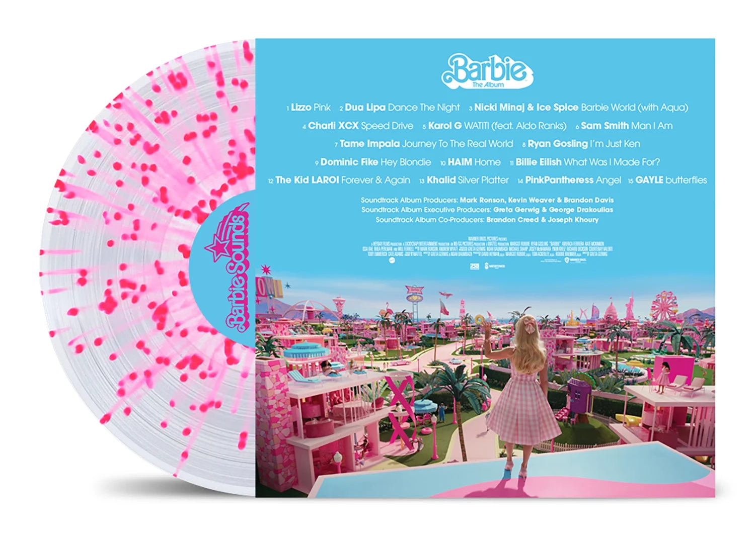 Clear Pink Splatter Color Vinyl Soundtrack LP Z678875
