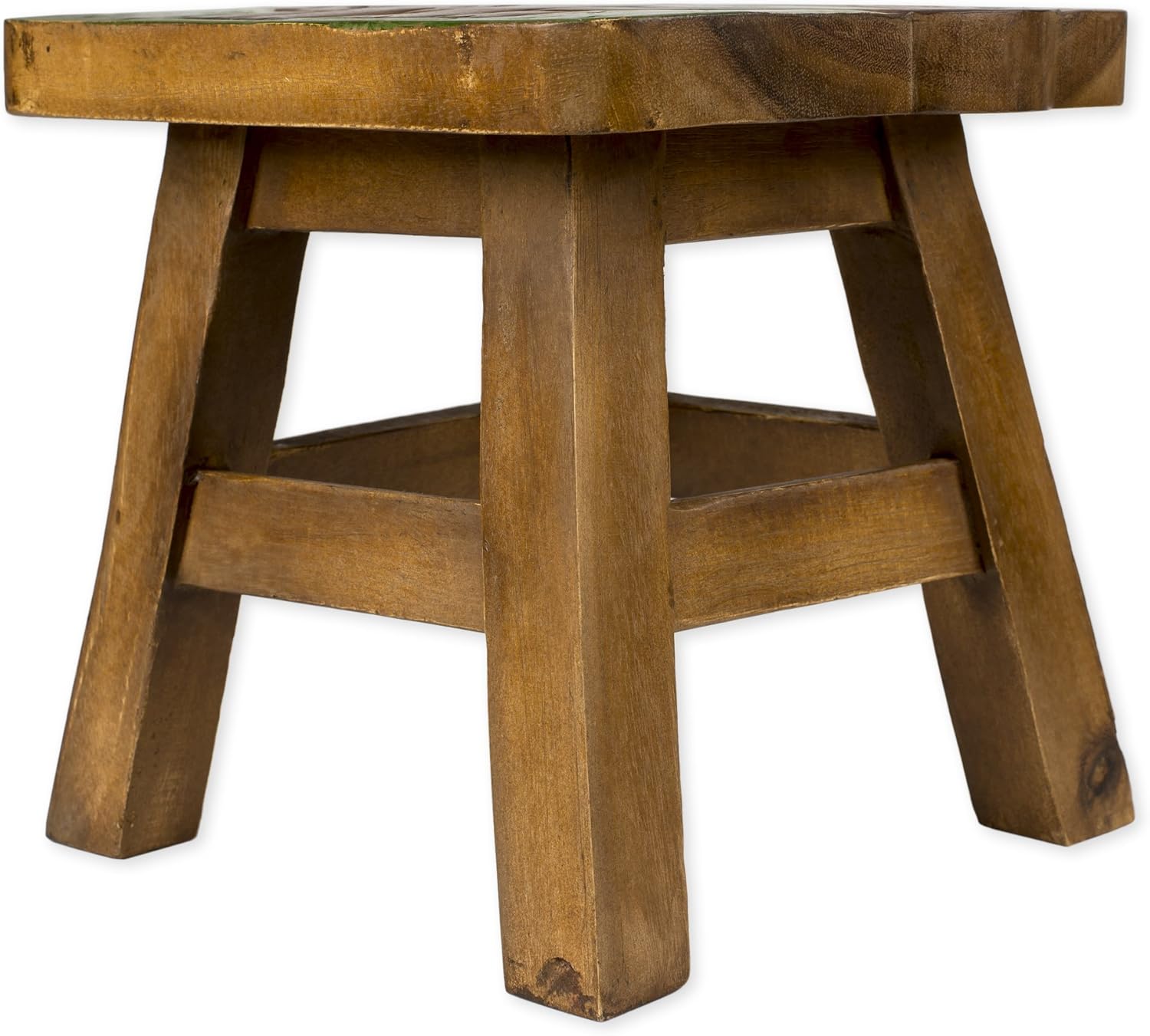 Hand Carved Acacia Hardwood Decorative Stool Y783204