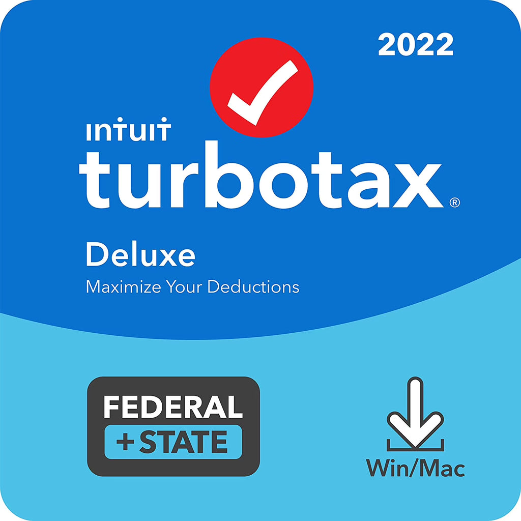TurboTax Deluxe + State 2022 PC/Mac A992