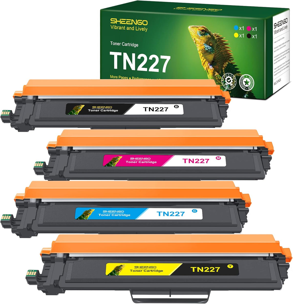 TN227 Compatible Toner Cartridges 4 Pack T669310
