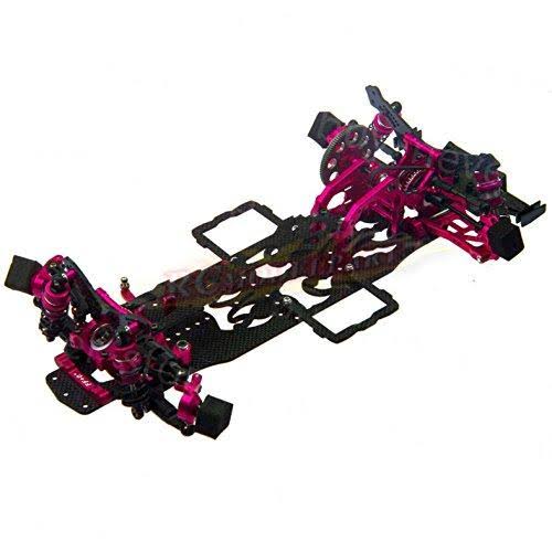 1/10 Alloy Carbon RWD Drift Car Frame Body Kit S6090