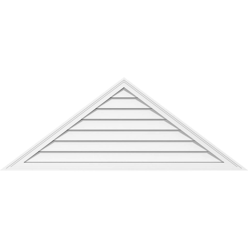 Triangle Surface Mount PVC Gable Vent E657