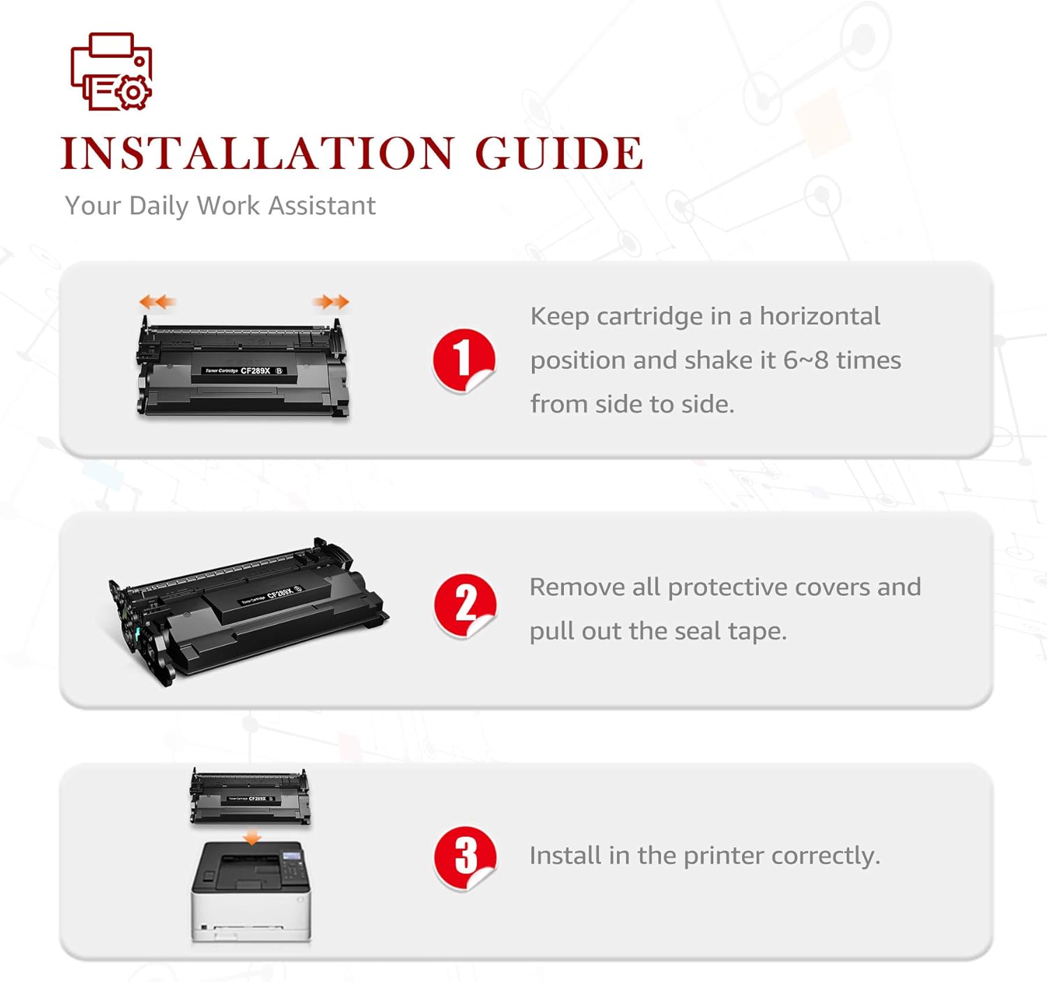 Compatible Toner Cartridge Replacement for HP Printer (Black, 1-Pack) O32865