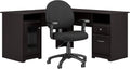 60W L Desk with Chair, Heather Gray K827712