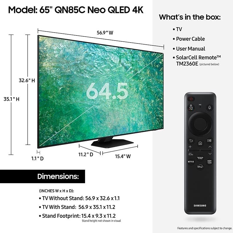 65" Class NEO QLED 4K Smart TV H4586