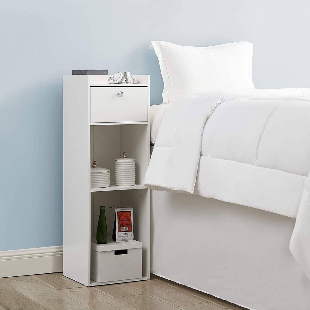 Extra Tall Bookcase Table White W5076