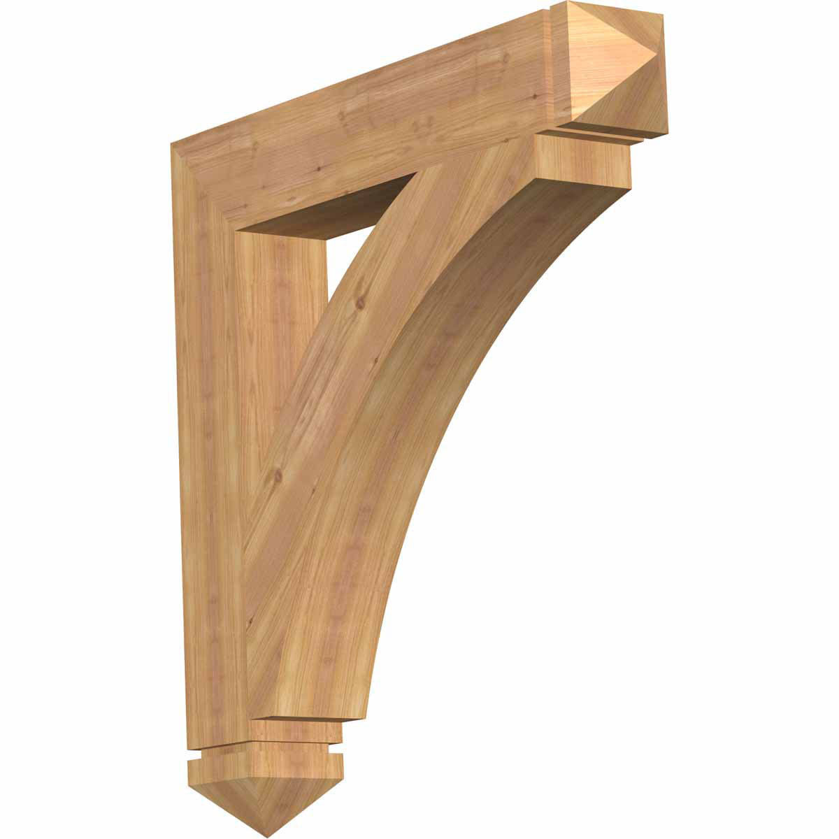 Western Red Cedar Smooth Bracket D124