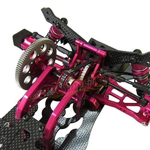 1/10 Alloy Carbon RWD Drift Car Frame Body Kit S6090