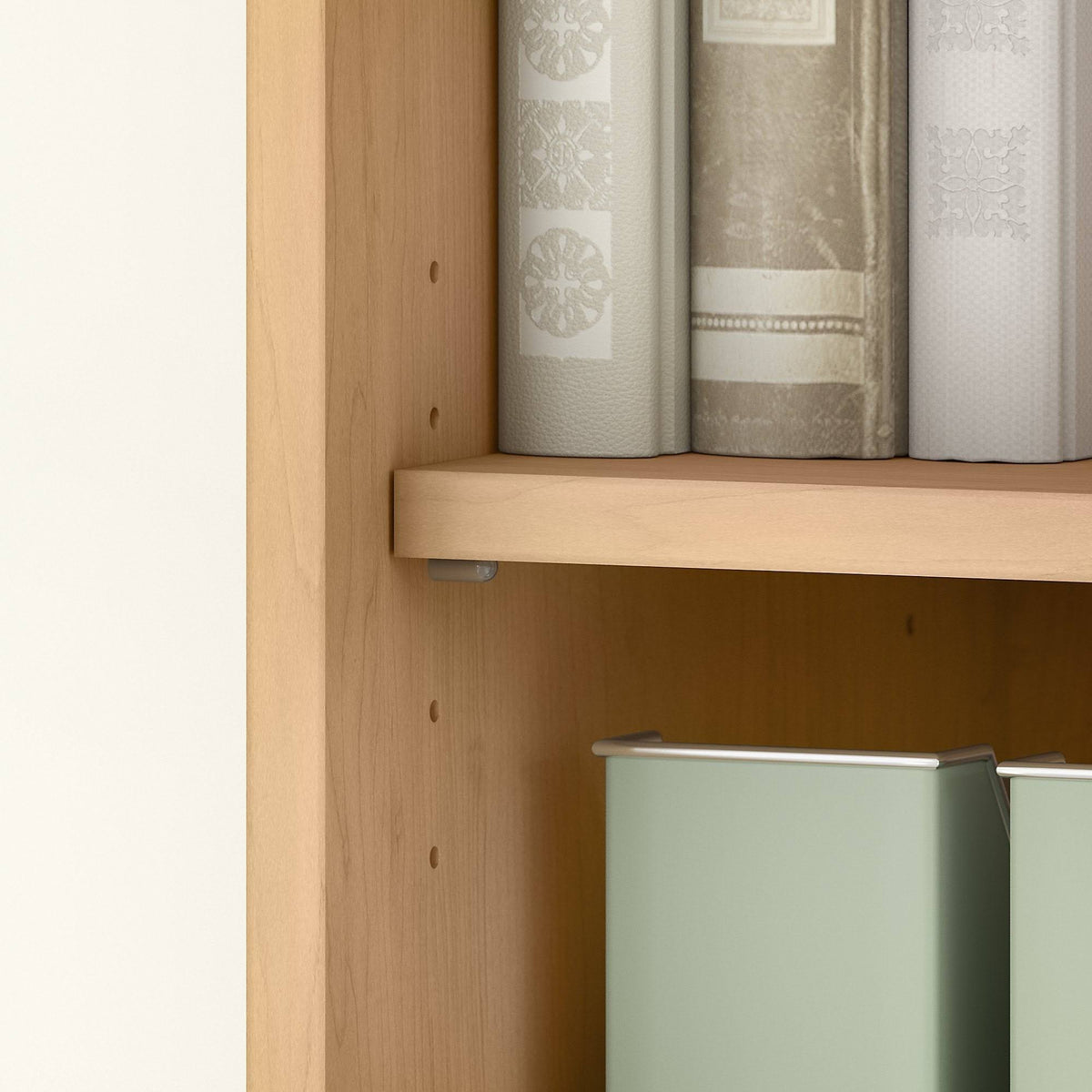 Storm Gray 5 Shelf Bookcase W5165