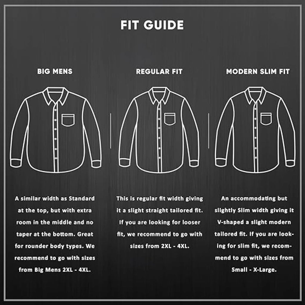 Men’s Dress Shirt 4 Pack Long Sleeve Button Down Casual Fit V9478