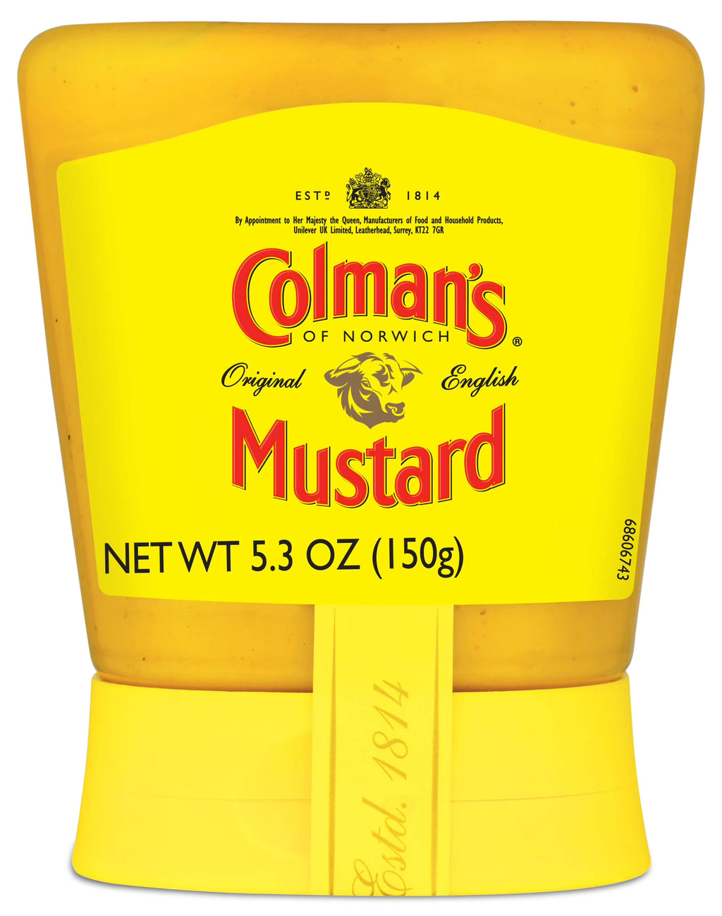 Squeezy Mustard, 5.3-Oz., Pack of 6 A664502