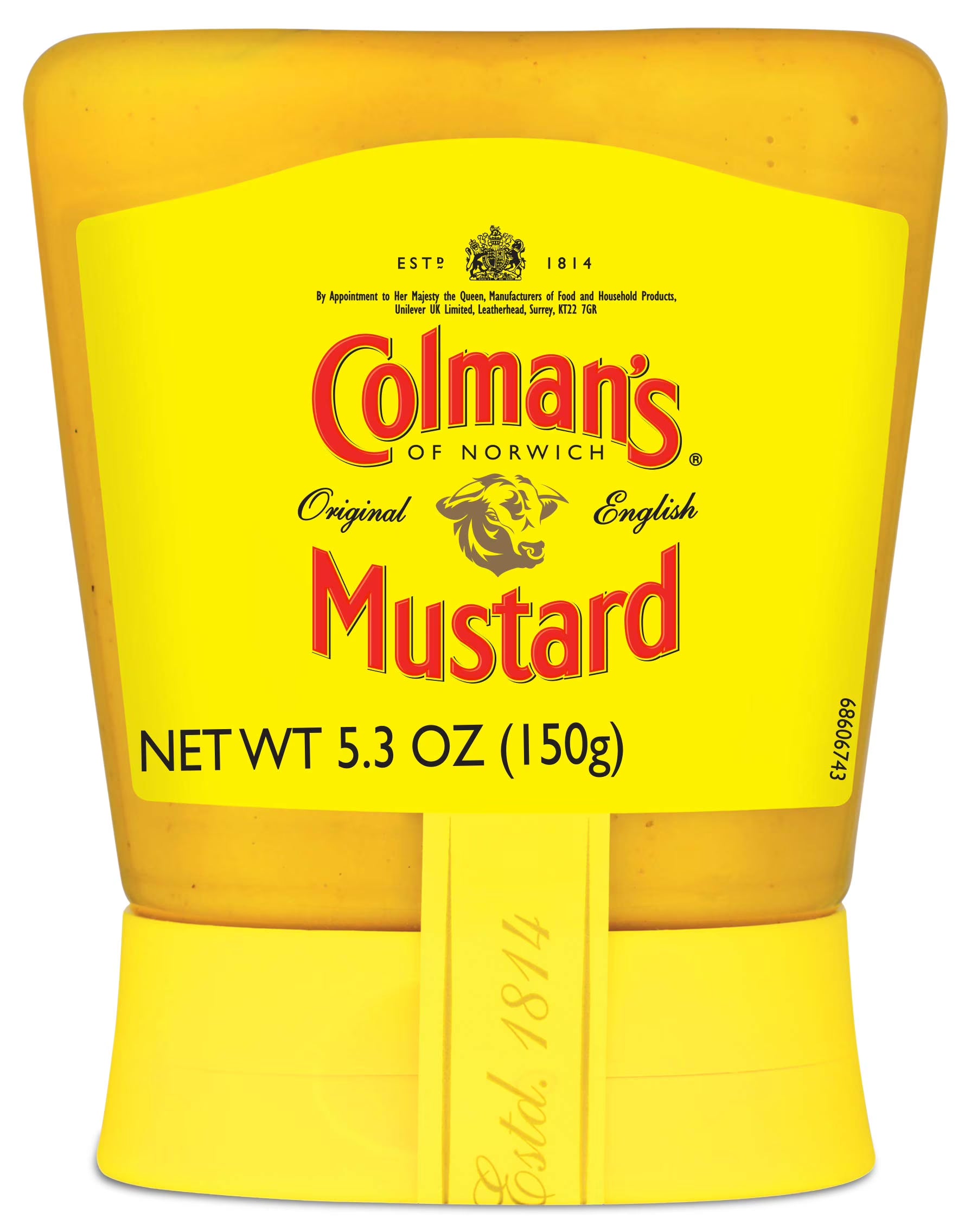 Squeezy Mustard, 5.3-Oz., Pack of 6 A664502
