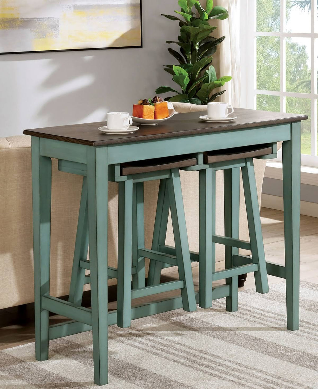 3 Piece Counter Height Dining Set D5812