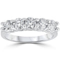 14k White Gold Five Stone Diamond Ring I14830