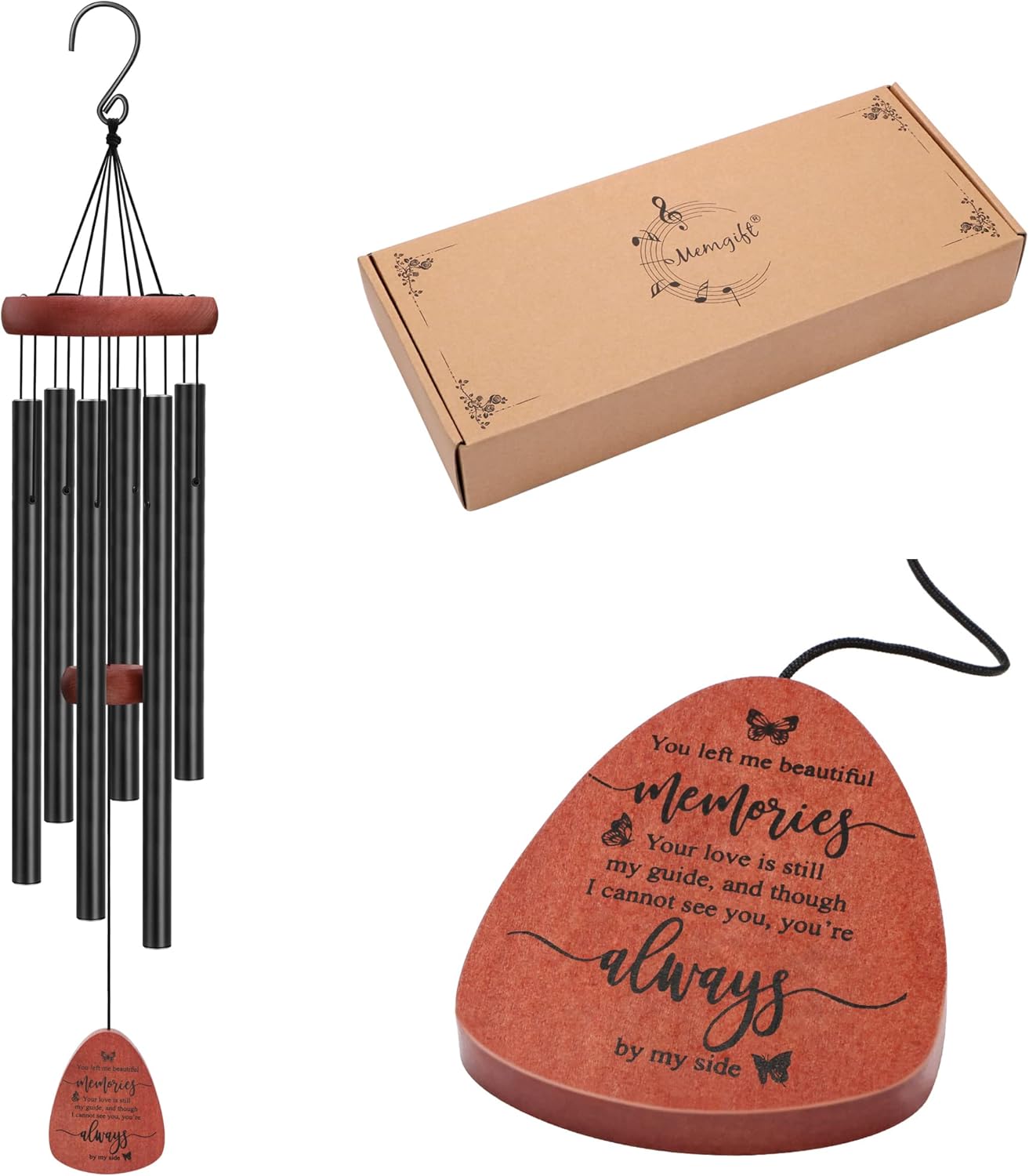 Beech Wood Wind Chimes Pack of 2 U993