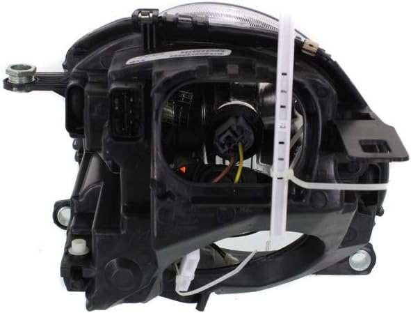Headlight Assembly with Amber Reflector Halogen R2008