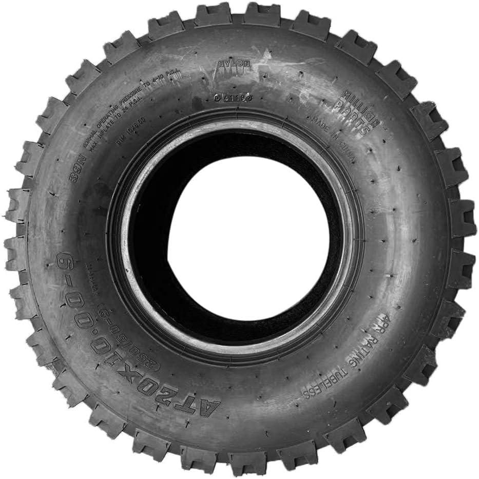 Set of 2 Sport ATV Tires 20x10-9 Turf Tires Lawn Mower Tractor 4PR F7013