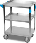 3 Shelf Stainless Steel Utility Cart S63645