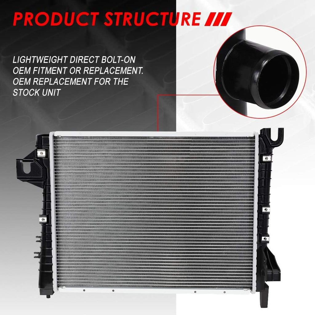 1-Row Aluminum Cooling Radiator F25848