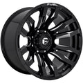 Gloss Black Milled 20mm Wheel B343